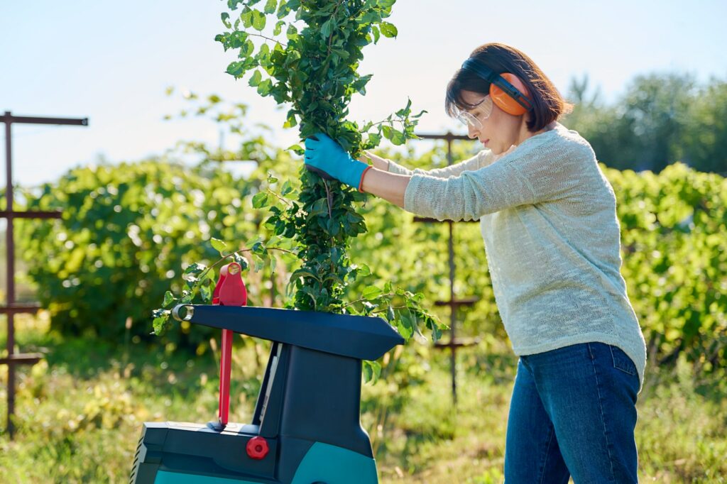 Broyeur de jardin, broyeur de végétaux électriques Ryobi